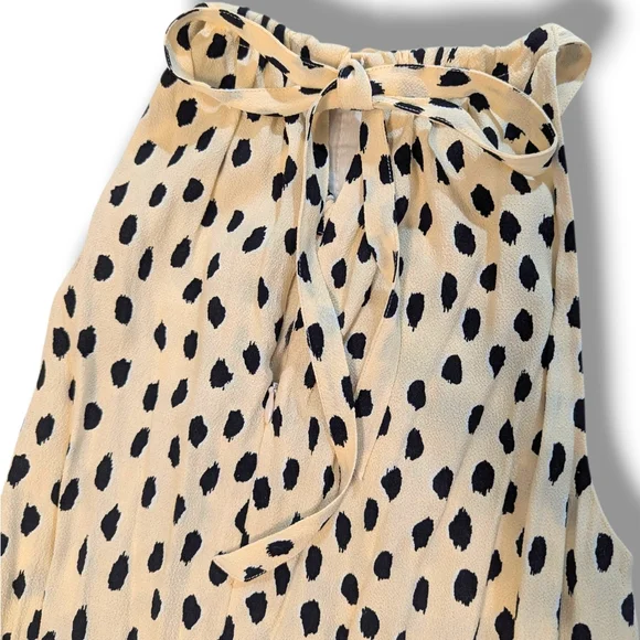 Kate Spade Leopard Dot Tie Back Dress "Take A Walk On The Wild Side", Size 4 - Picture 10 of 15
